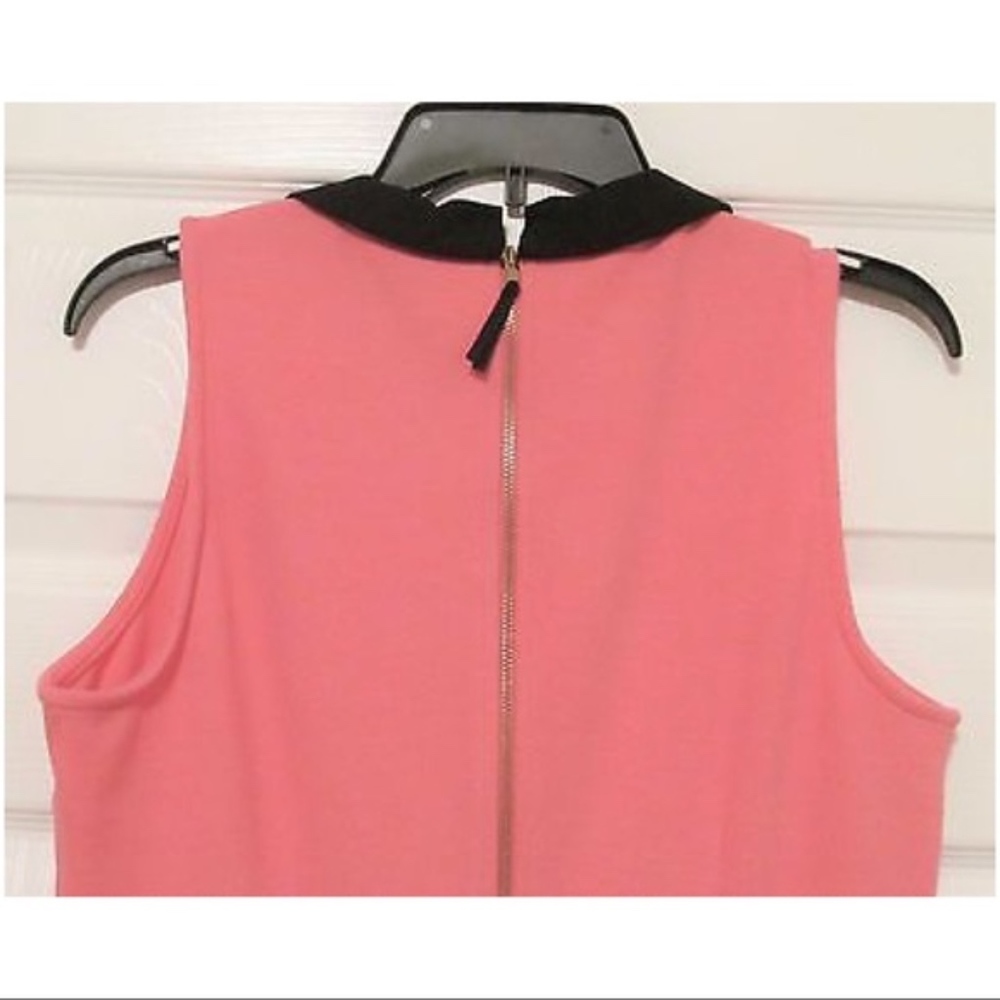 ELLE Tea Rose Pleated Fit & Flare Dress S - Picture 5 of 6